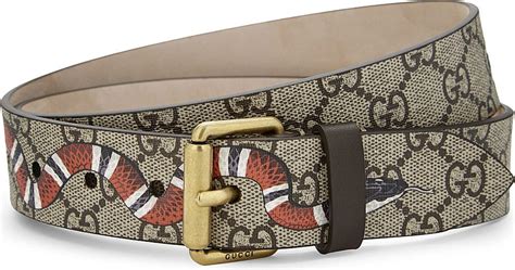 gucci belt men the bay|gucci snake belt men's.